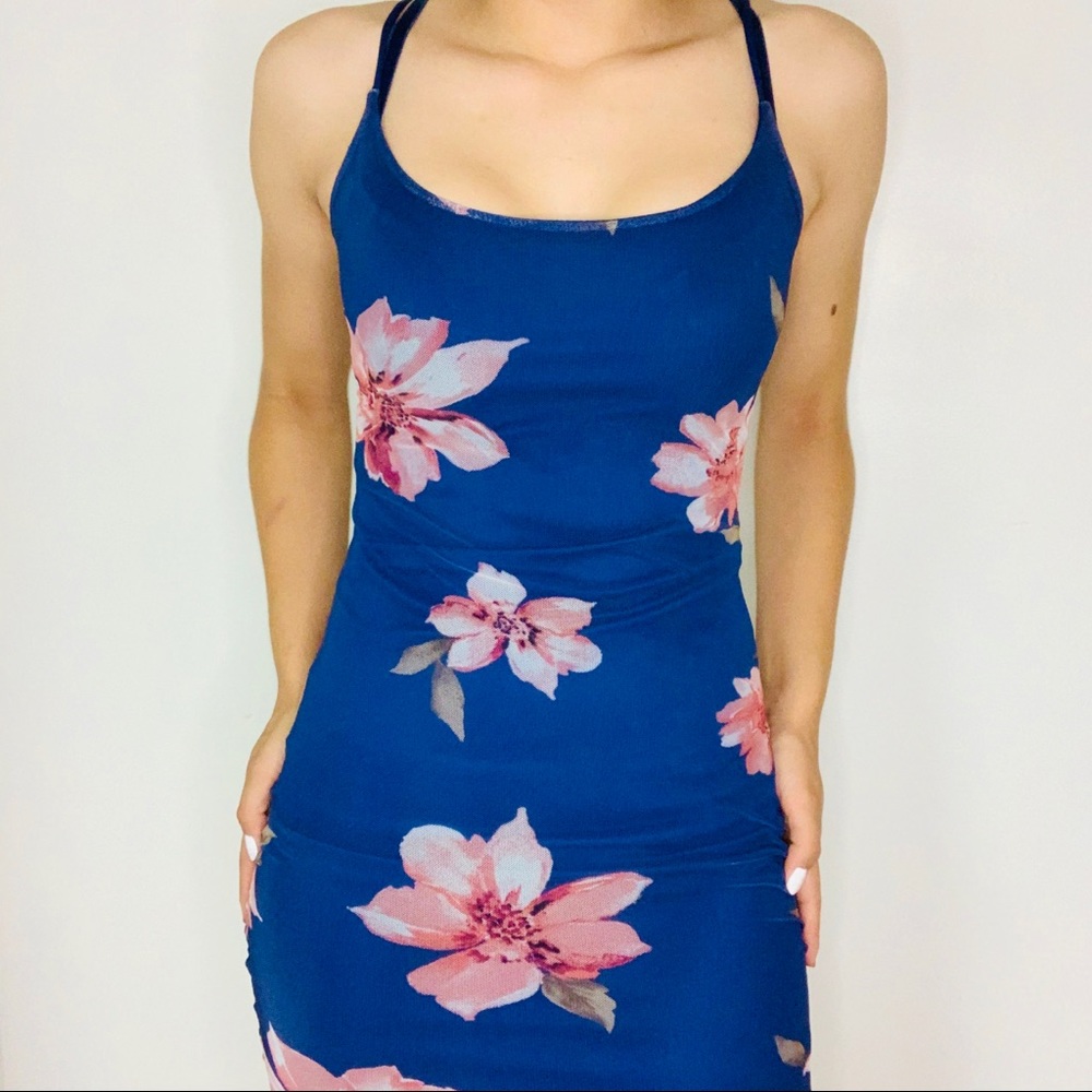 Floral Violet Summer Dress 🌺
